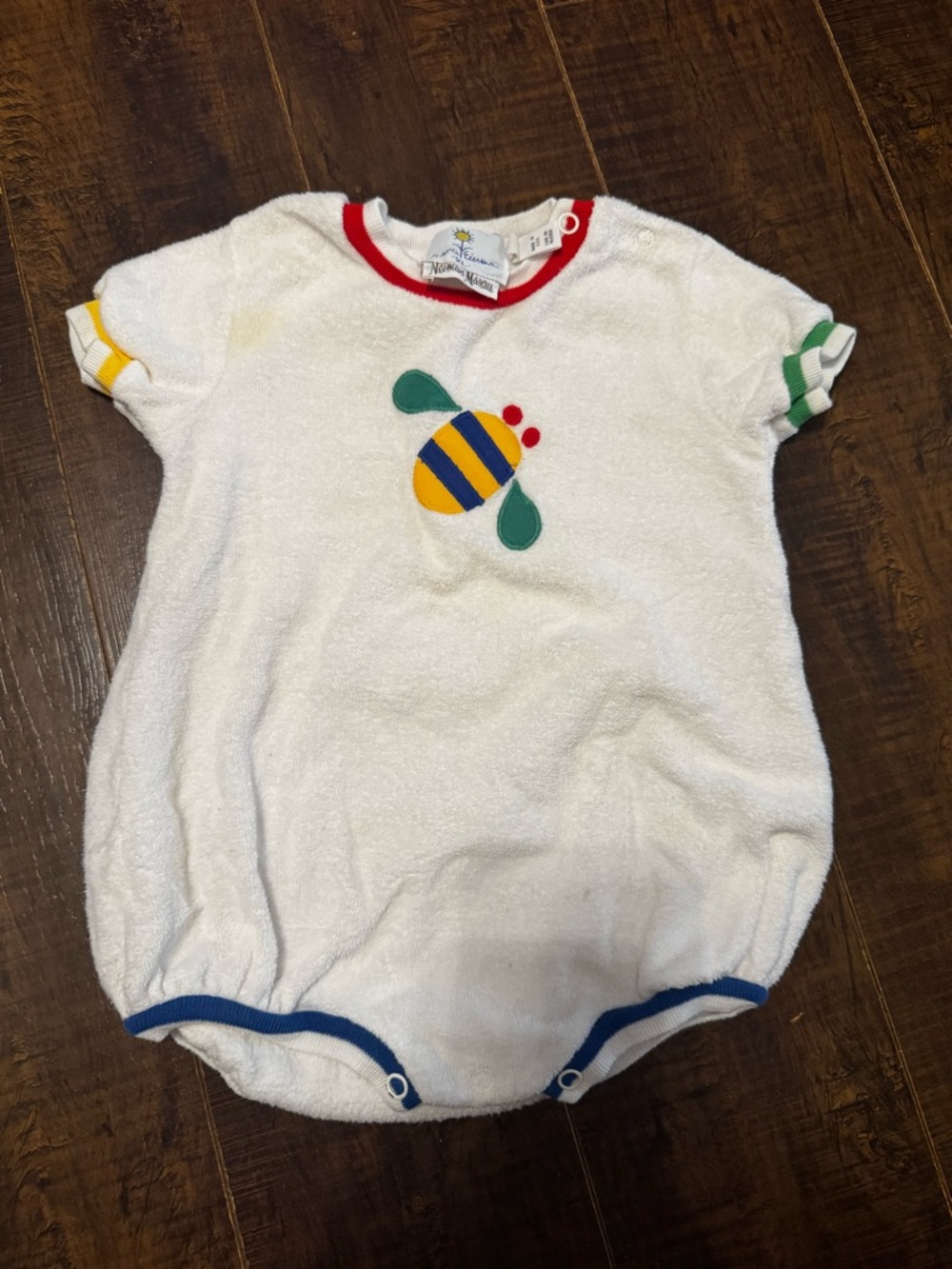 Vintage Neiman Marcus baby bubble romper xl